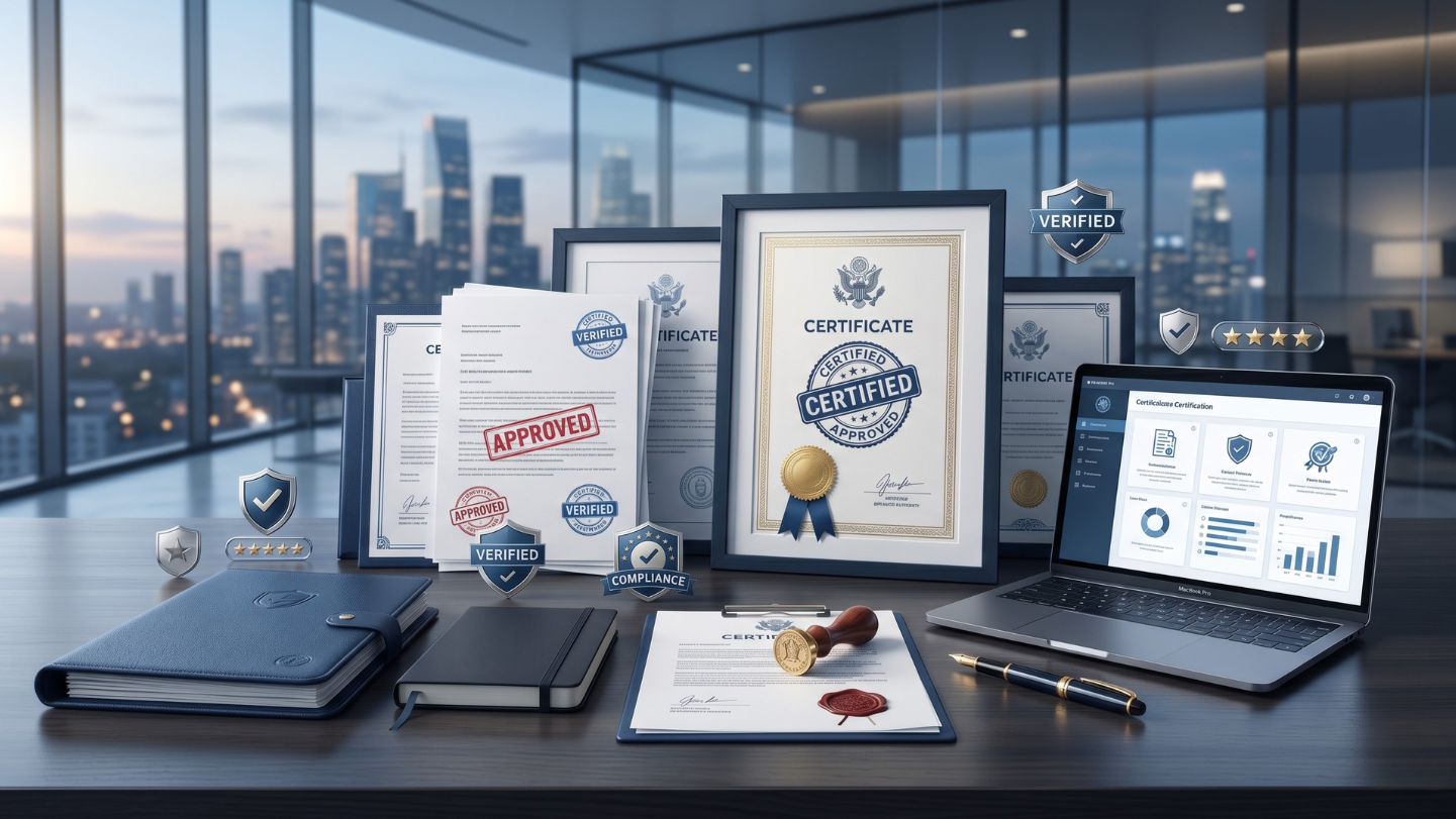 Business License and Certification Services
Company Licensing and Regulatory Approvals
Government License and Compliance Certification
Professional Business Certification Services
Legal Licensing and Certification Support