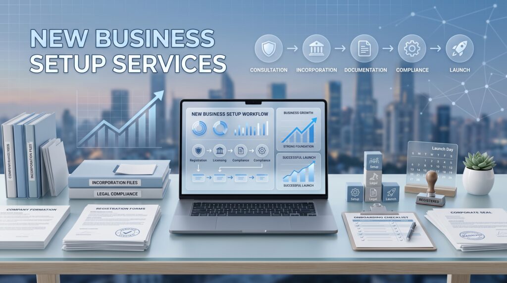 New Business Setup Services Business Registration and Setup India Startup Business Formation Company Incorporation Services Entrepreneur Business Setup Support