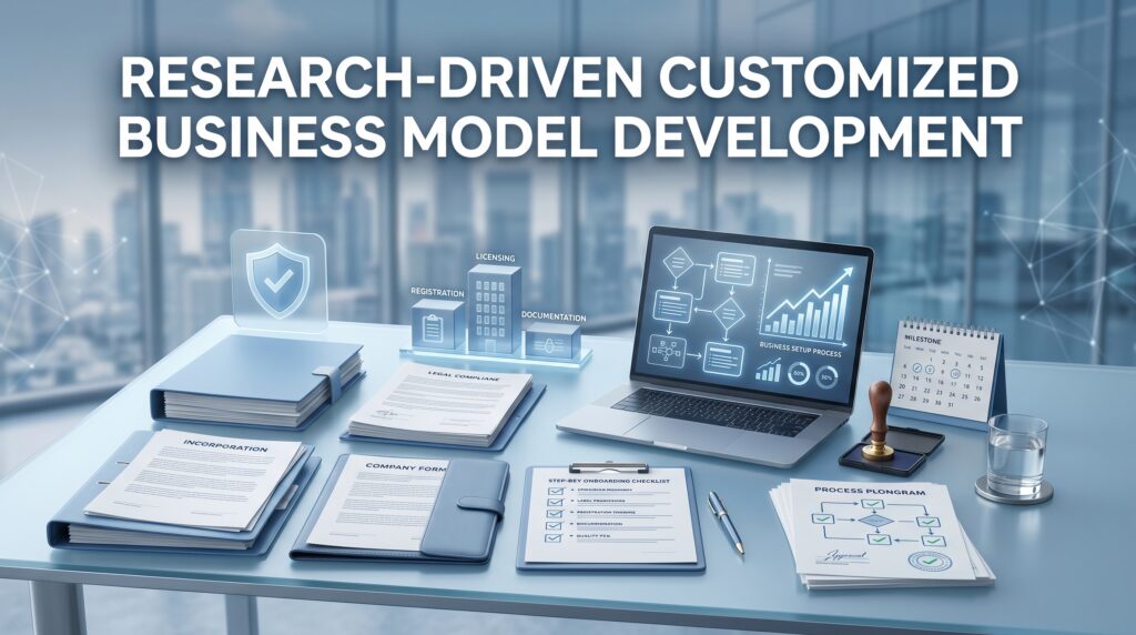 Research Based Customized Business Model Development Strategic Business Model Planning Services Customized Startup and Business Growth Strategies Research Driven Business Consulting Solutions Innovative Business Model Formulation Services